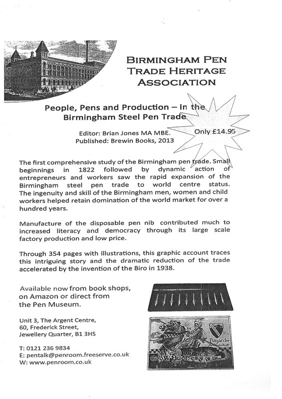 Birmingham Pen Trade Book details