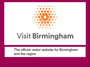 Visit Birmingham 'orbit'  Logo
