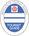 blue badge guide logo