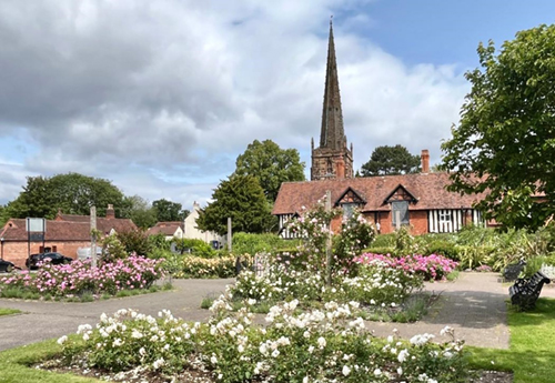 Trust School Yardley seen across Old Yardley Park