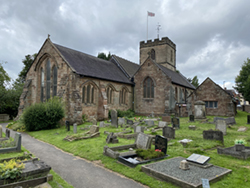 view of St Laurence churchyard